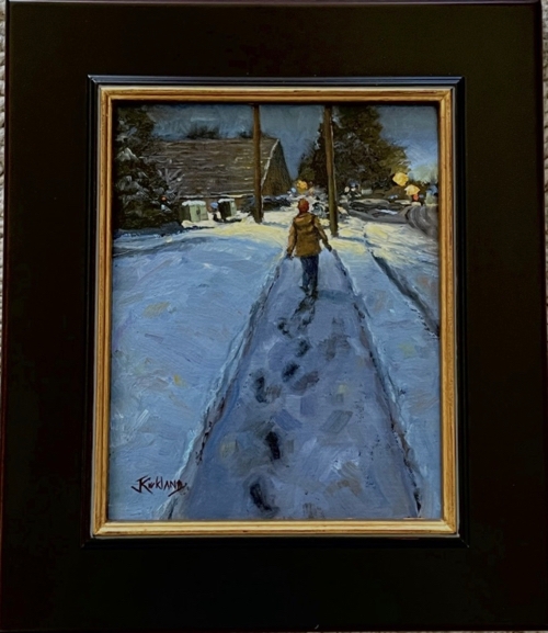 Click to view detail for A Winter Walk 10x8 $400